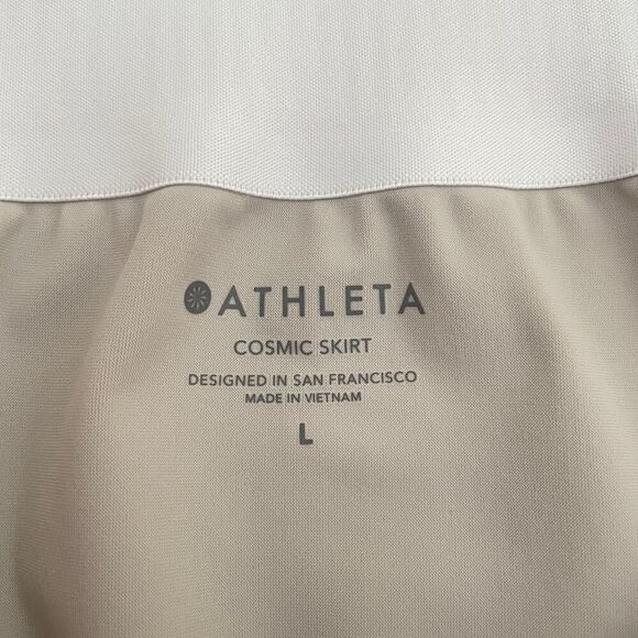 Athleta Cosmic Skirt Beige - Size: Large - Picture 4 of 8